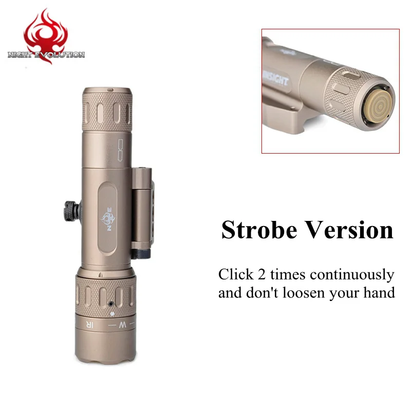 Ночь Эволюция Тактический Airsoft WMX200 IR оружие светодиодный светильник мерцающий