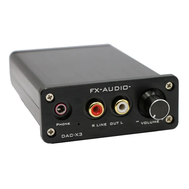 Фото Новый FX AUDIO DAC X3 Мини цифровой аудиодекодер вход USB/коаксиальный/оптический выход