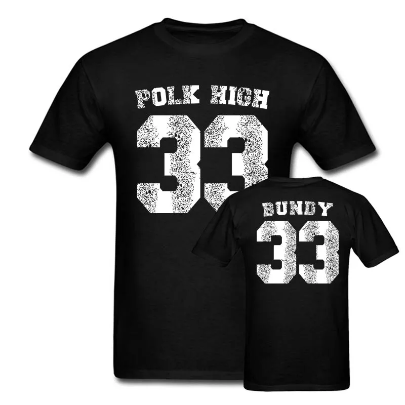 Polk High T-Shirt Al Bundy Married With TEE Children Funny No Maam T Shirt For Men US Size S-3XL | Мужская одежда