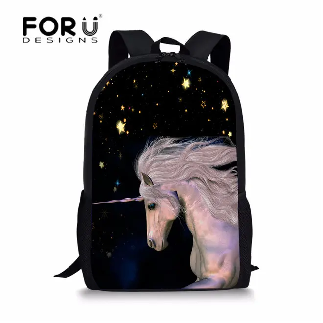 CC1689C FORUDESIGNS/рюкзак Водонепроницаемый Холст Школьные сумки для подростков мальчиков девочек кошка печати рюкзаки 15 дюймов школьный рюкзак Детская сумка - Цвет: CC1689C