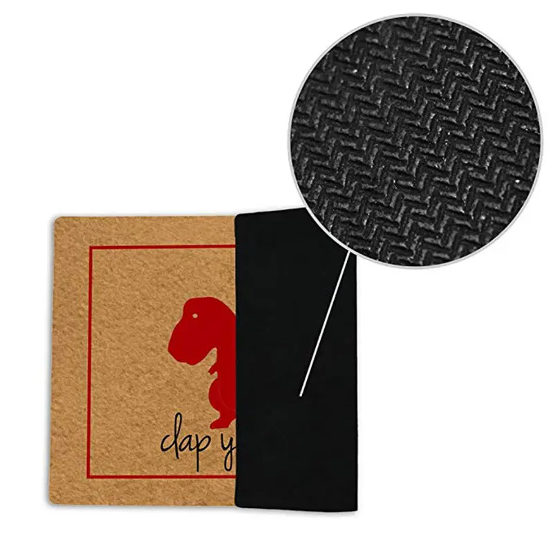 Коврик для входной двери смешной коврик если вы счастливы и знаете что он хлопает