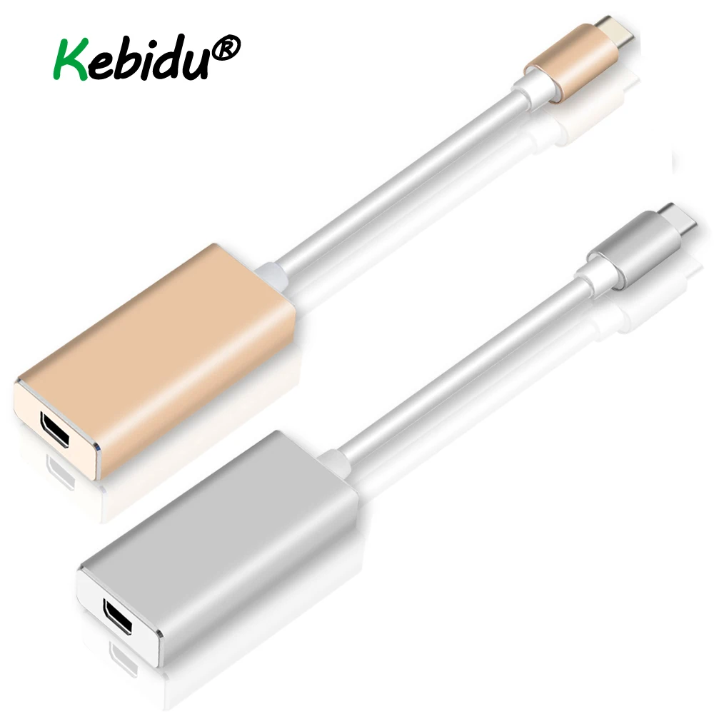 Адаптер конвертер типа C в Mini DP Универсальный USB 3 1 Type Display Port для Apple Macbook