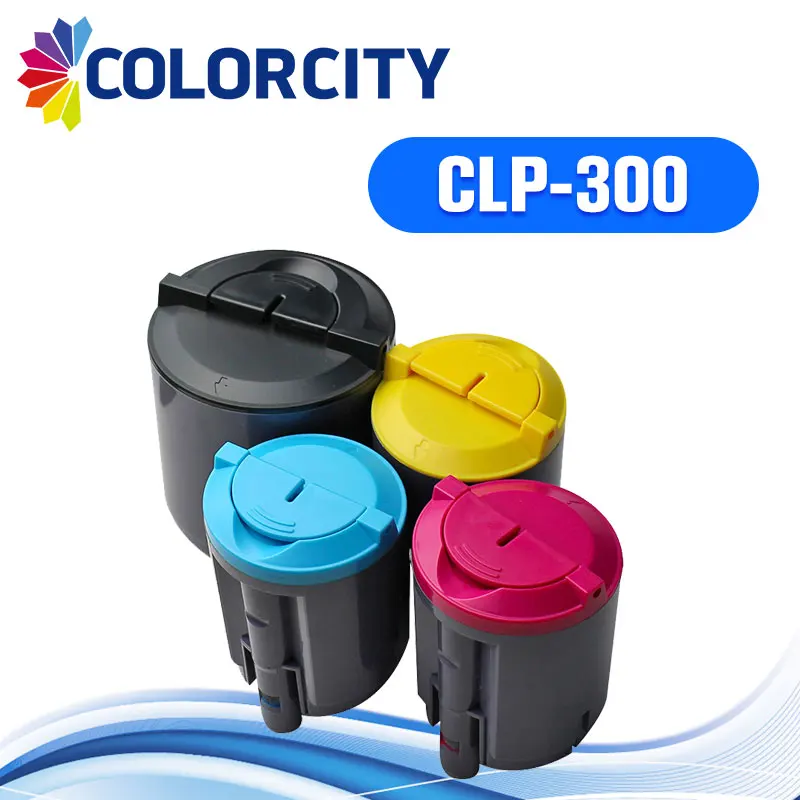 1 комплект Цвет город тонер картридж CLP 300 для samsung CLP300 CLP300N CLX 2160 3160 CLX2160N