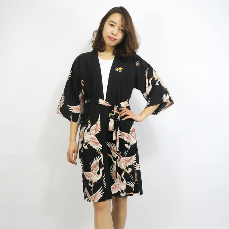 

Женское японское кимоно-кимоно yukata, кардиган, модная блузка, длинный кардиган haori obi, кимоно в традиционном стиле, платье, DZ001, 2019