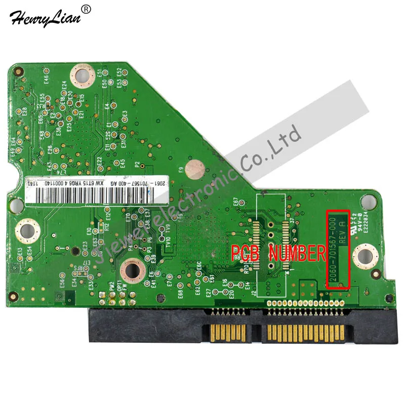 HDD PCB для/логической платы/платы номер: 2060-701567-000 2061-701567-400
