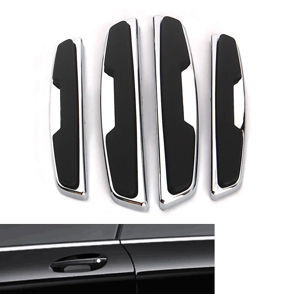 

BBQ@FUKACar Front/ Rear Door Side Edge Bumper Anti-Collision Strips Anti Rub Bars Trims Fit for Acura BMW X3 Honda CRV Jeep ect.