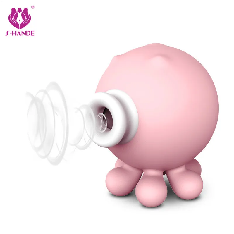 Секс шоп Новый 7 сосать 3 Вибрационный клитора влагалище анальных киска осьминог