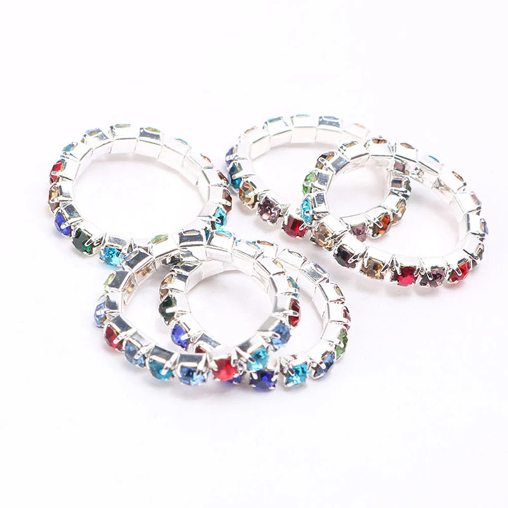 Женские кольца блестящие стразы эластичное кольцо ювелирные изделия 2018 новинка