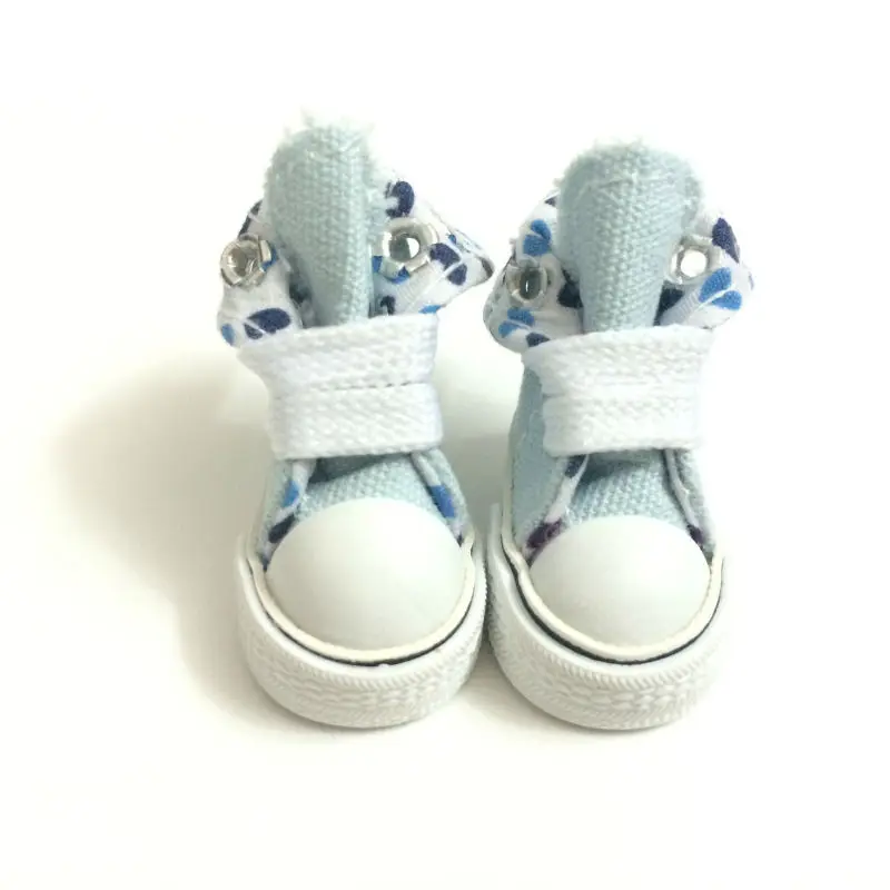 100 пара/лот BJD кукольная обувь повседневная холщовая для кукол 1/8 3 5 см кроссовки