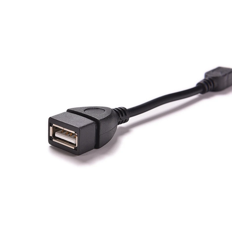 10 см Новый черный 5pin мини USB папа к 2 0 Тип A хост-адаптер OTG кабель для мобильного
