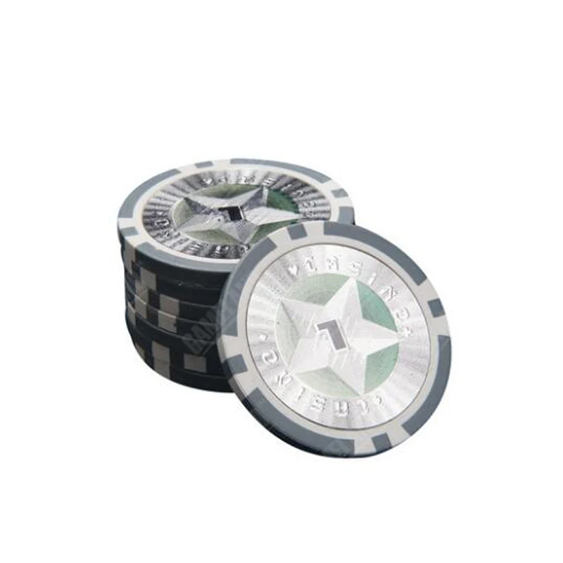 Опт набор фишек для покера 25 шт. Техасский Холдем фишки казино железо + PS глиняные