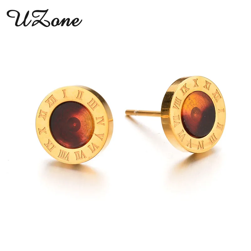 Серьги гвоздики в виде ракушки от известного бренда UZone серьги Пусеты Из