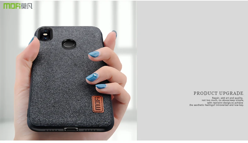 Для xiaomi mi x 3 чехол Mofi оригинальная задняя крышка силиконовый mi x3 чехол Защитный тканевый противоударный mi x 3 Чехол