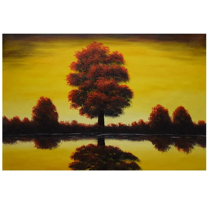 

Canvas Paintings Landscape Modern Wall Art Picture for Living room Abstract Tree Hand painted Oil Paintings