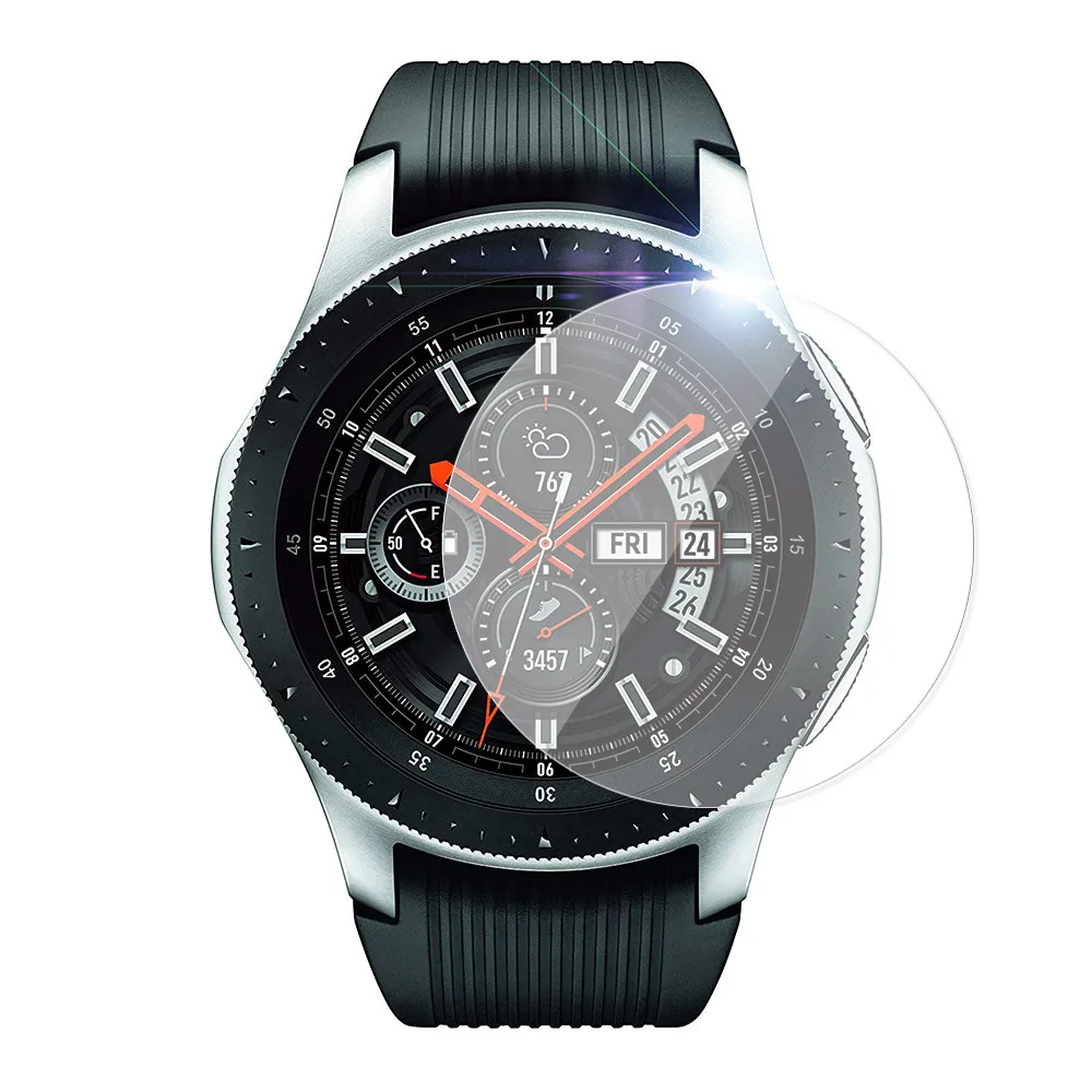3 шт 2.5D Закаленное стекло для samsung Galaxy Watch 46 мм защитное стекло Smartwatch Защитная пленка для экрана без пузырей 9H Glas