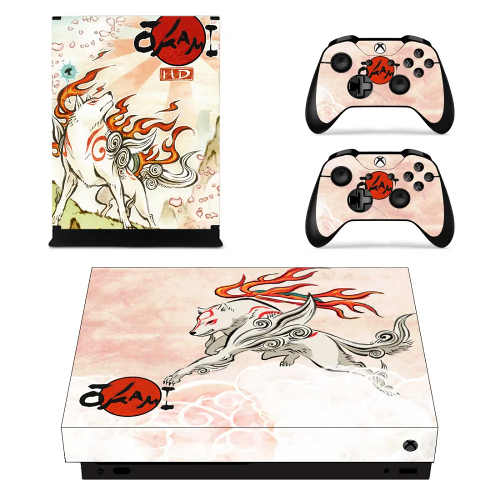 Okami HD скин Наклейка для Microsoft Xbox One X консоль и контроллеры Скины s Кожа