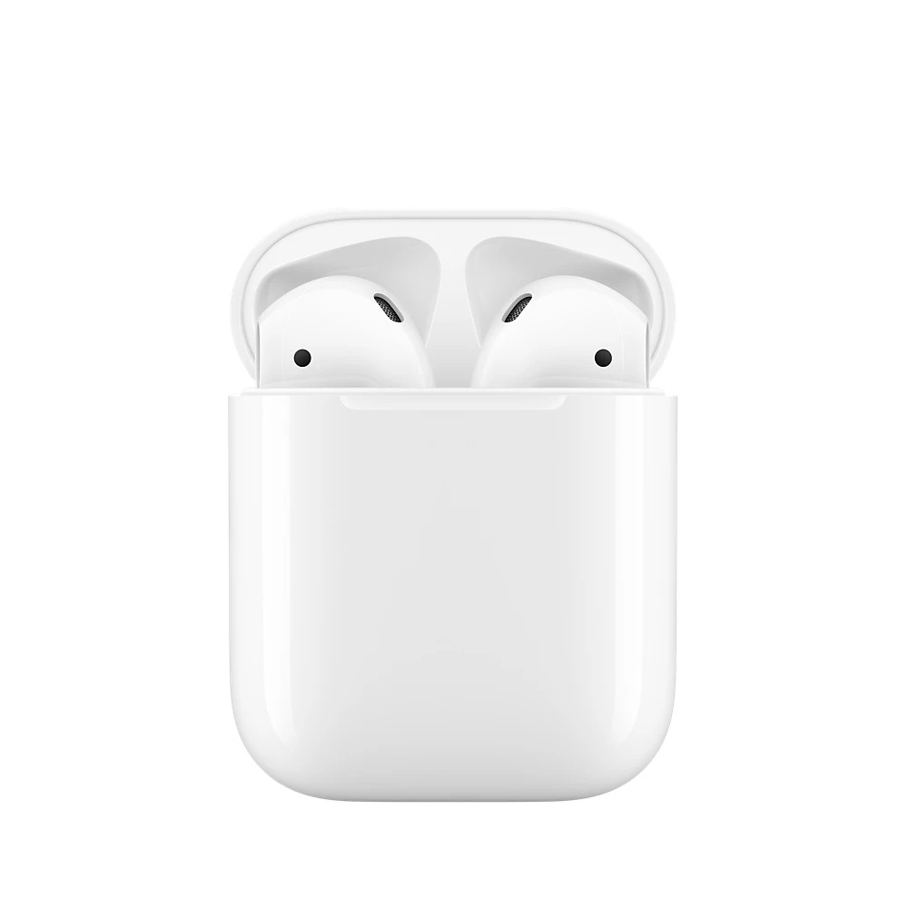 Оригинальные беспроводные наушники Apple AirPods 1st Bluetooth, музыкальные наушники с громкой связью для iPhone 7 8 X XR Max XS iPad Mac Apple Watch