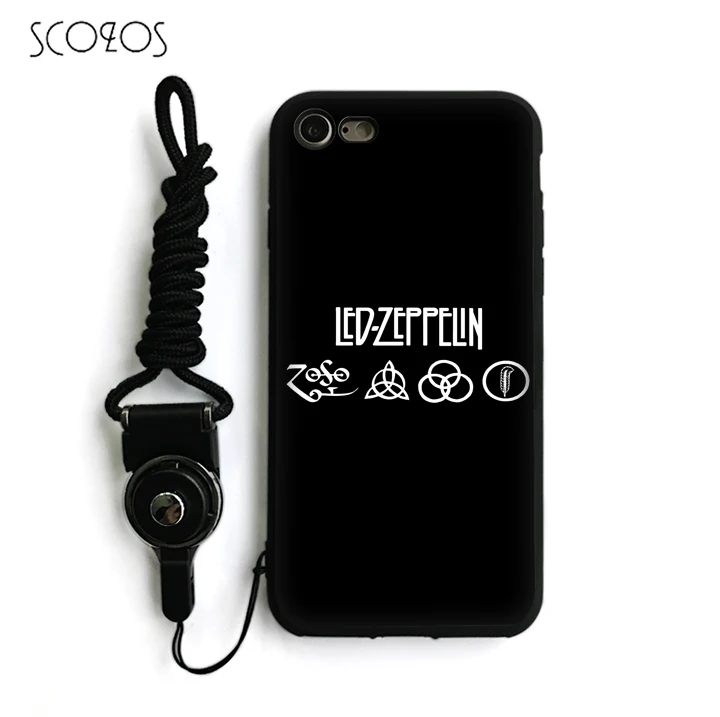 SCOZOS светодио дный zeppelin силиконовый чехол для телефона мягкий IPhone X 5 5S Se 6 S 7 8 6-плюс