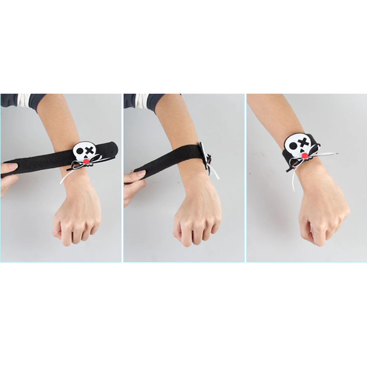 Behogar 12 шт. разных Стиль детская и взрослая Браслеты Напульсники на Хэллоуин