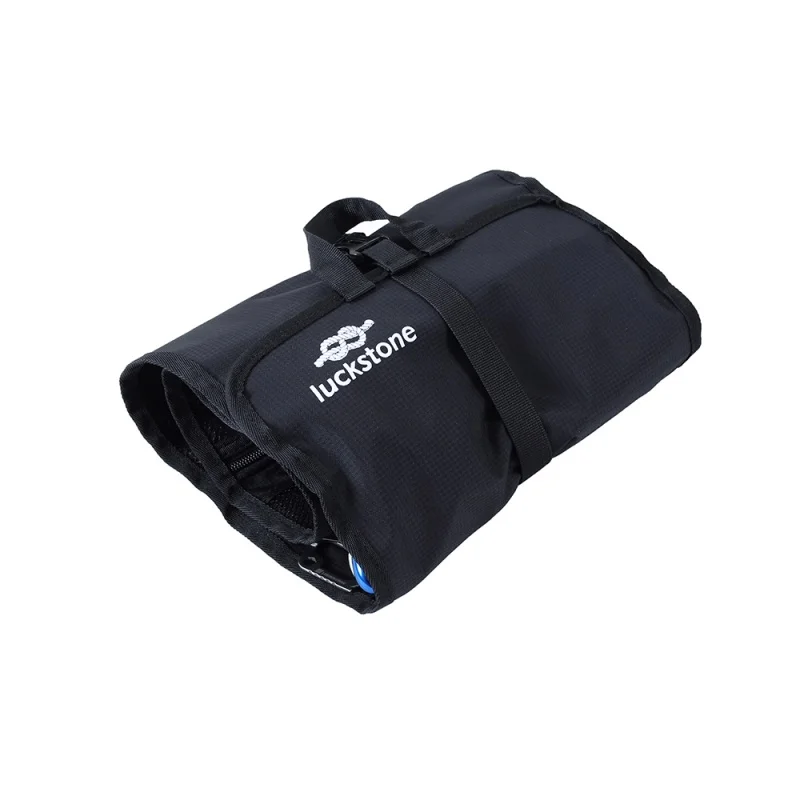 

Hanging Storage Outdoor Bag 420D Oxford Cloth Lightweight Foldable Zipper Mesh Pouches Rope Bags For Ice Rock Climbing Hook