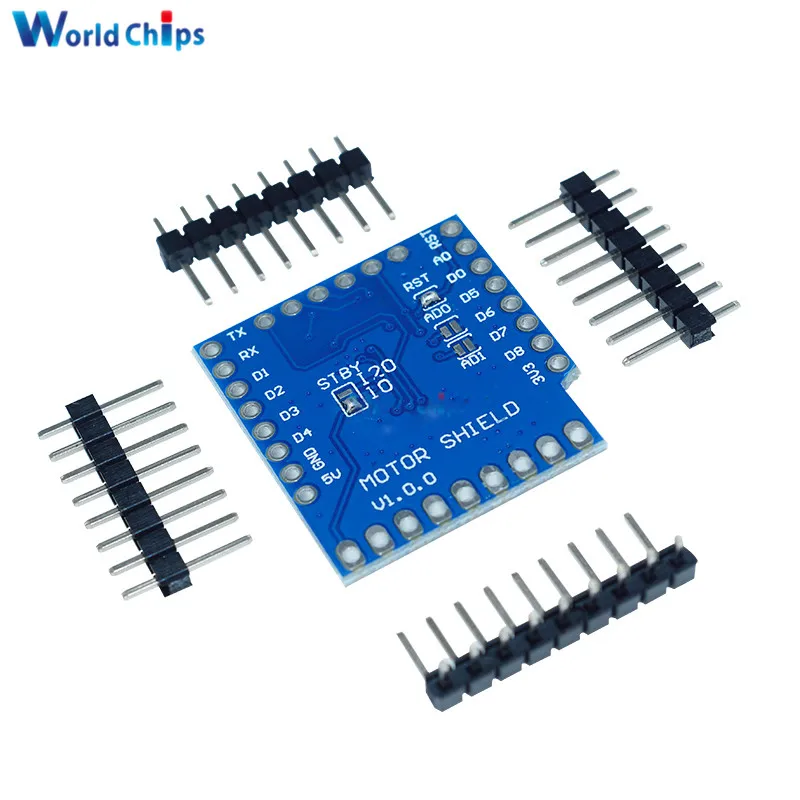 1 комплект моторный экран для WeMos D1 Mini TB6612FNG Wemos I2C два двигателя драйвер модуль