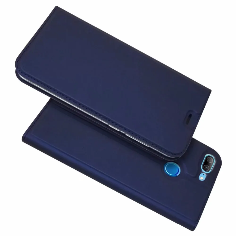 Раскладной Магнитный чехол книжка для Huawei Honor 9 Lite защитный кошелек с подставкой