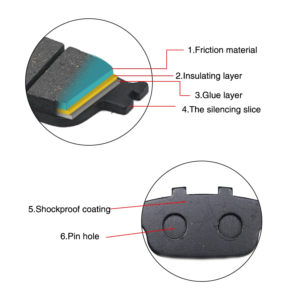 

Alconstar- Motorcycle Disc Brake Pads Set For Kawasaki Z1000 2010 2011 2012 2013 2014 2015 Front Disc and Rear Disc Brake Pads