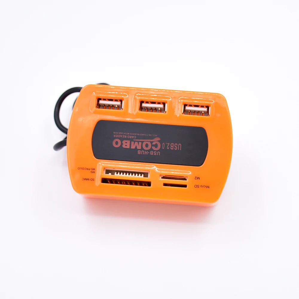 Twofro usb-хаб 2,0 3 порта Combo MS TF Micro SD кард-ридер слот USB мульти все в одном USB разветвитель кабели для ноутбука Macbook