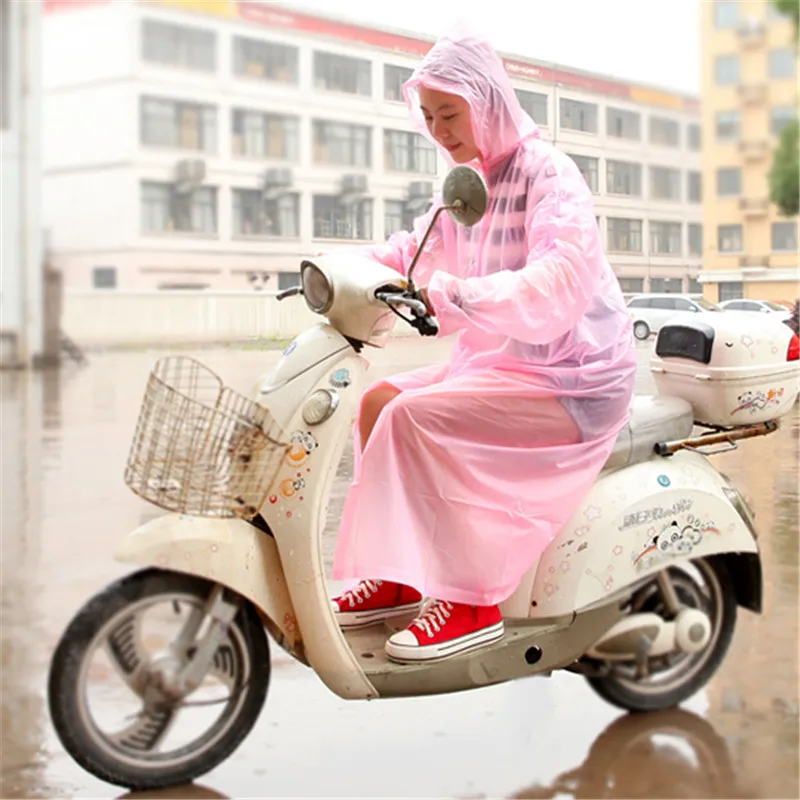 Прозрачный дождевик для путешествий ПВХ 1 шт. пеших прогулок