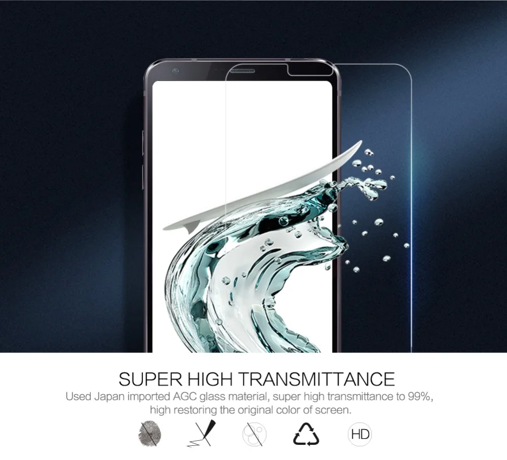 Nillkin для LG G6 закаленное стекло + Dual H870DS защита экрана H профессиональная защитная