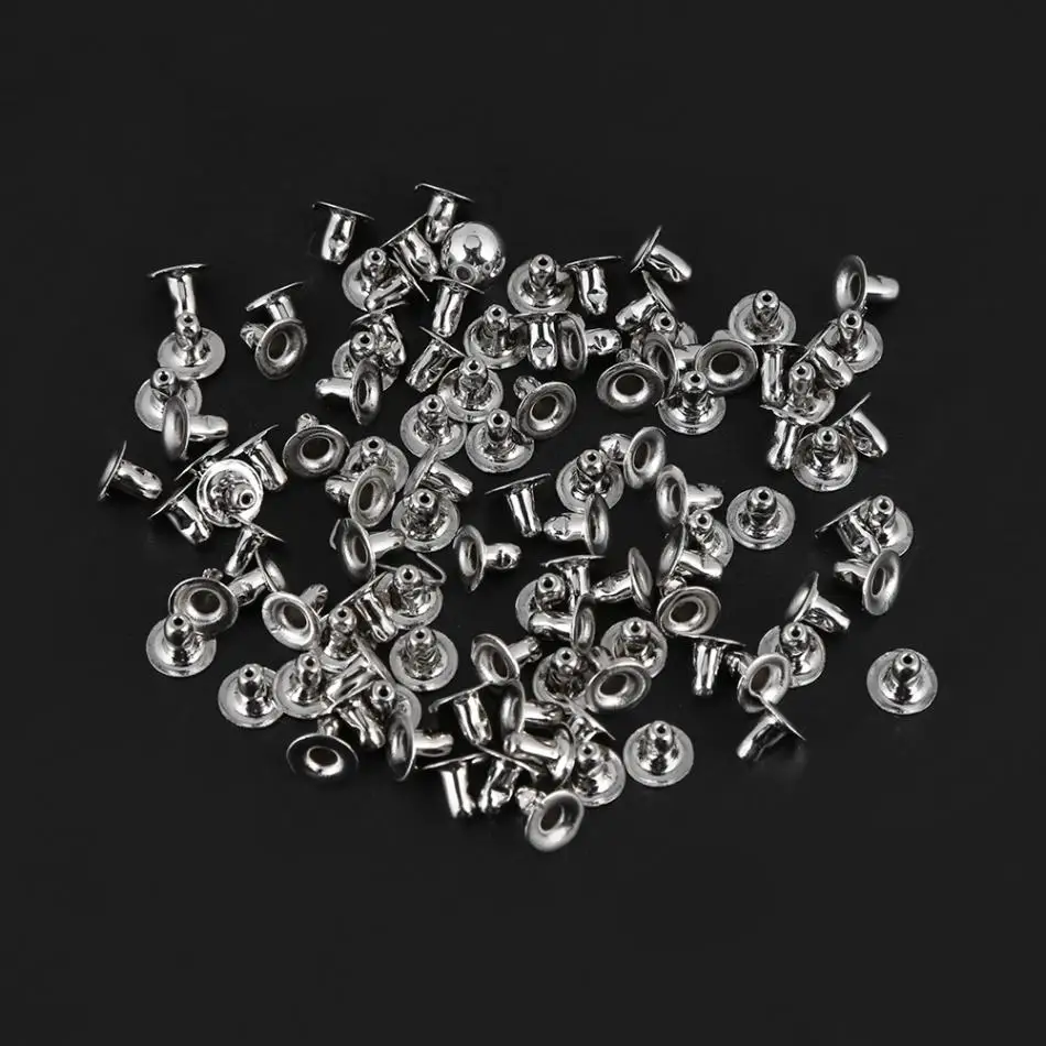 WALFRONT 300 шт./лот, 6 мм, 8 мм, 10 мм, разные размеры, заклепки, кнопки, кожаная сумка, украшение для джинсов