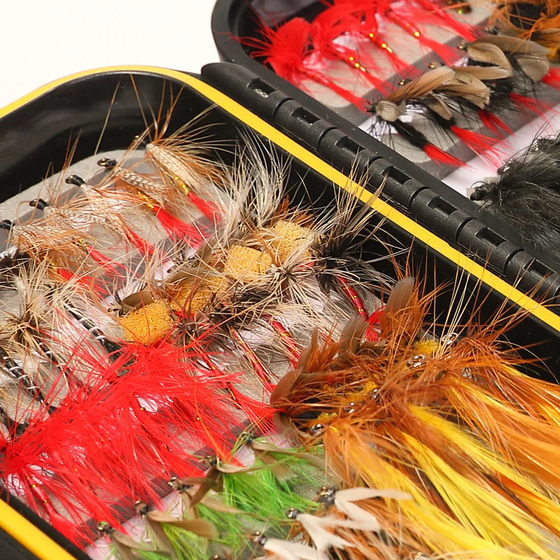 FISHINGSIR 100 шт. рыболовные крючки мухи искусственные Cicada сухие/мокрые мушки приманки