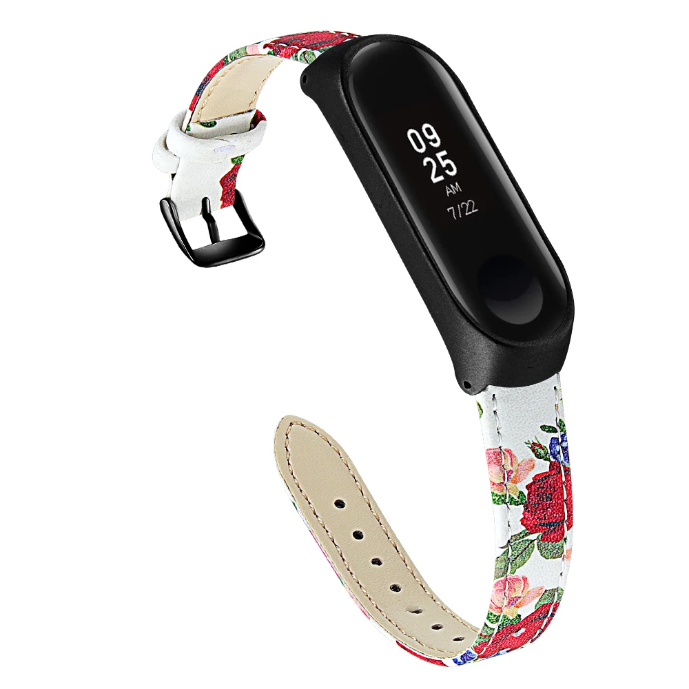 Joyozy Новые Кожаные Ремешки для наручных часов ремешок бизнес xiaomi mi band 3 ремешок кожаный браслет регулируемый Замена для xiao mi