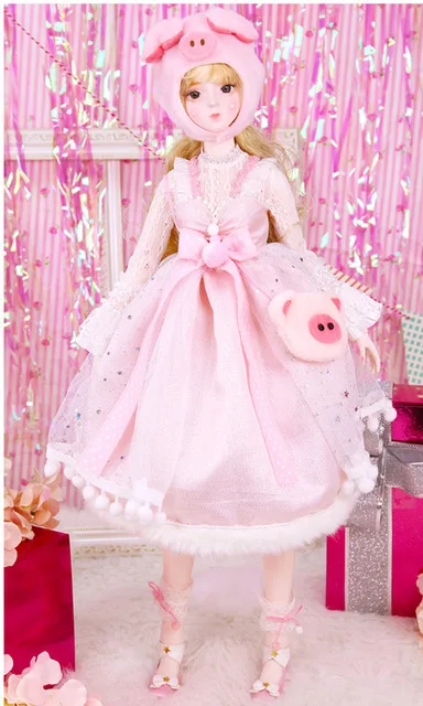 Y DBS 1/3 BJD кукла механическое соединение тела с макияж, в том числе волосы, глаза, одежда 62 см Высота девушки - Цвет: Y