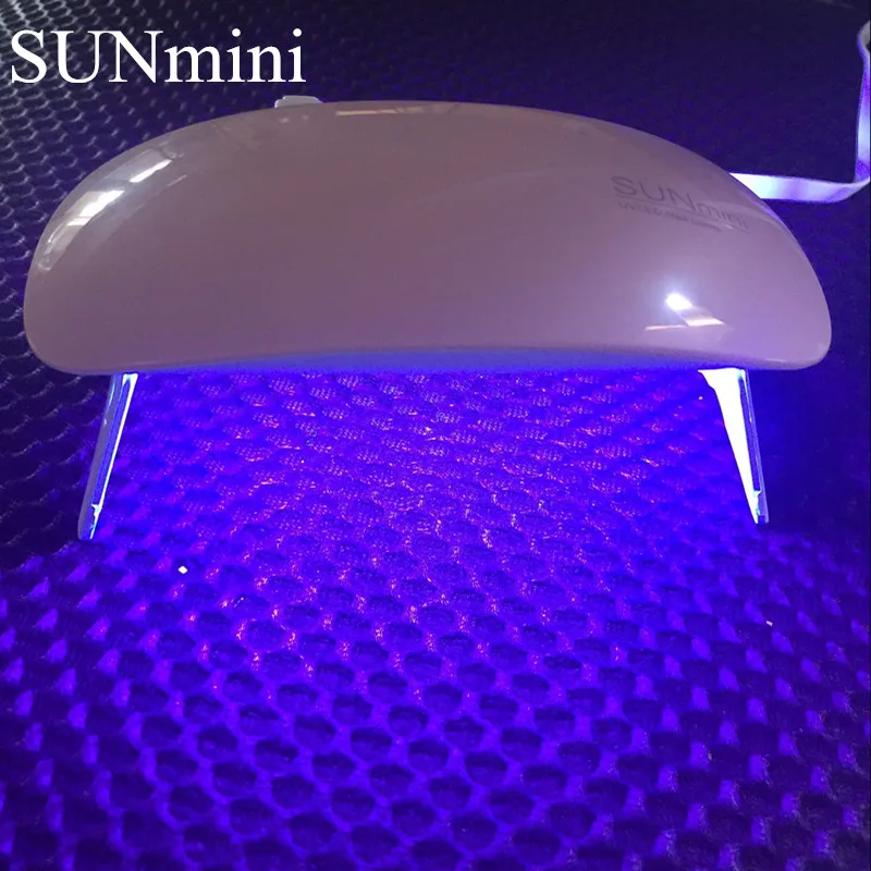 6W SUNmini UV LED Lamp Nail Dryer Portable USB Cable For Home Use Gel Polish Mini gel nail polish dryer | Красота и здоровье