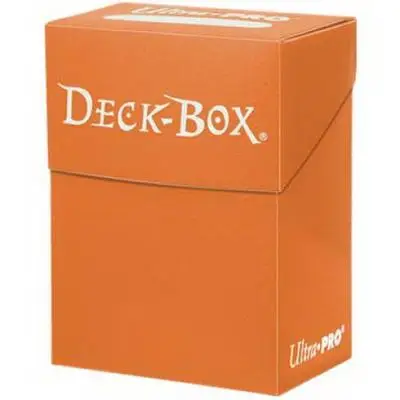 orange Ультра Pro Deck Box настольные игры карты TCG колода чехол для магических карт MGT/Pkm/YGO/сборные игры - Цвет: orange