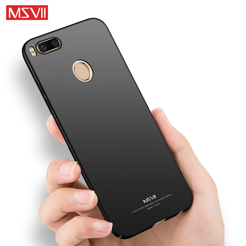 MSVII Cover For Xiaomi Mi 5X Case Finger Ring Slim Skin Cases A1 Xiomi Metal Car Holder Mi5X Mia1 |