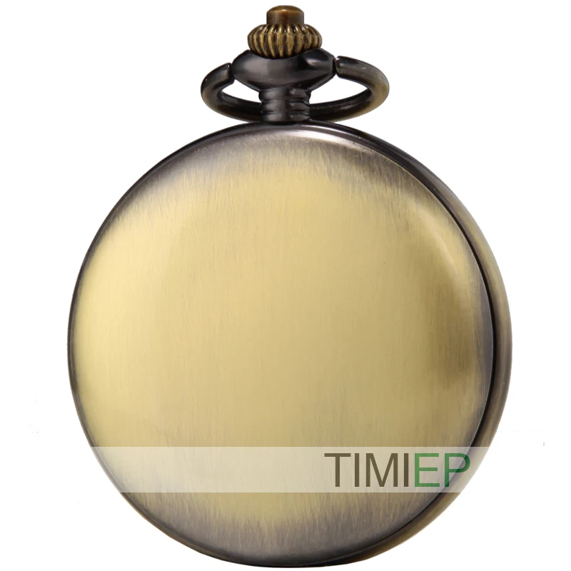 SEWOR модные бронзовые Кварцевые эмали тигр череп карманные часы с драконом черный