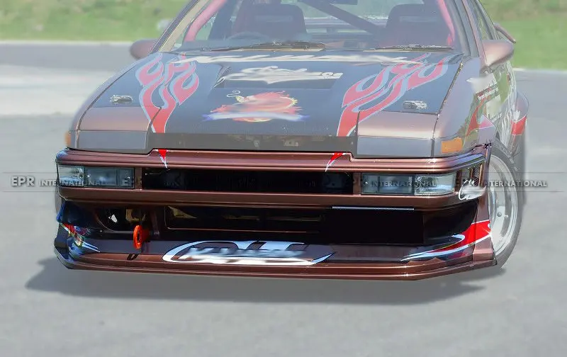 FRP бампер для Toyota AE86 Trueno MBT2 стиль стекловолокно передний Корпус Комплект тюнинг