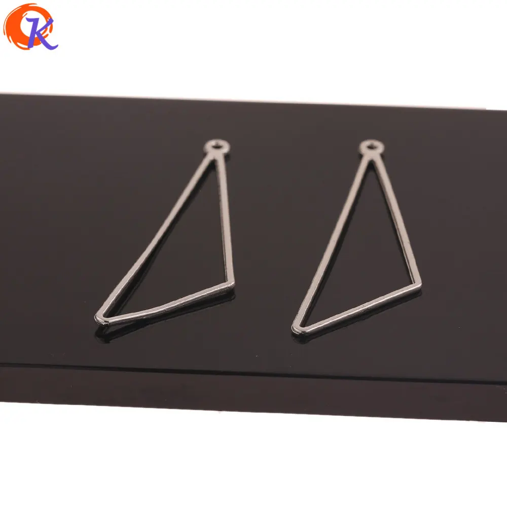 

Cordial Design 100Pcs 17*57MM Jewelry Findings Component/Hand Made/Rhodium/Triangle Shape/DIY Earring Accessories/Jewelry Making