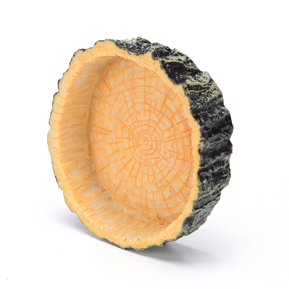 Черепаха Ящерица раковина для воды черепаха чаша еды игрушка амфибий Gecko змеи 1