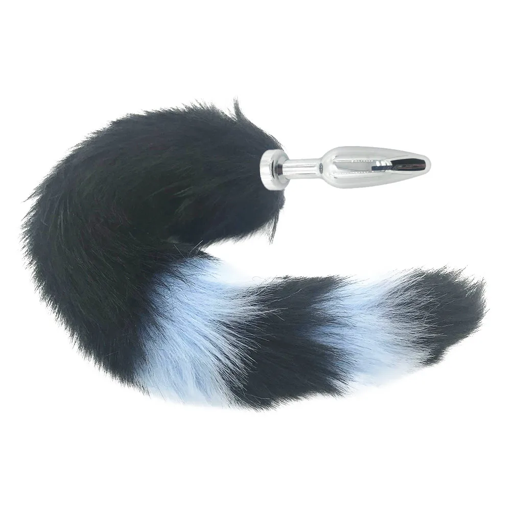 Игрушка лисий хвост Анальная пробка секс игрушки Искусственный мех фетиш