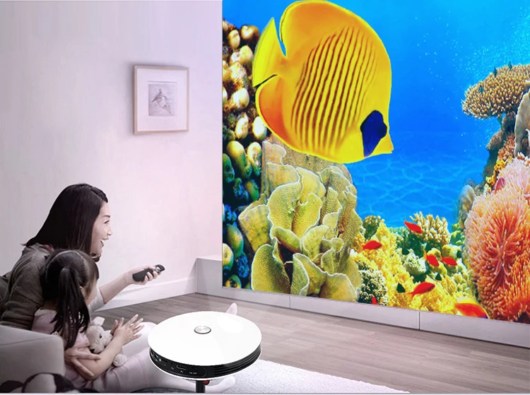 Smartldea M18 проектор HD 1080p Android 6,0 WiFi мини Умный домашний кинотеатр 3D проектор батарея проектор Поддержка AirPlay Miracast