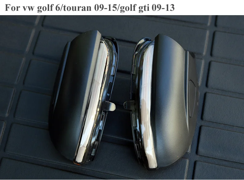 Golf 6 2 шт. для Volkswagen Jetta Golf 7 6 5 GTI Touran Passat B6 B7 B8 CC Scirocco зеркало заднего вида светильник светодиодный сигнал поворота - Цвет: Golf 6