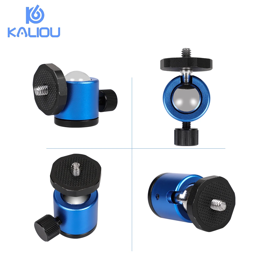 Kaliou 1/4 &quotвинт с вращающейся на 360 шаровой головкой Крепление для штатива адаптер
