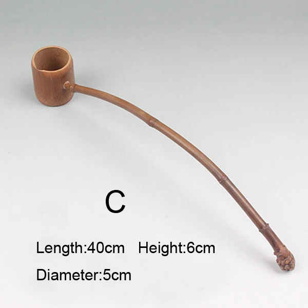 Ложка с длинной ручкой Бамбуковая водная наживка карбонизированная бамбуковая