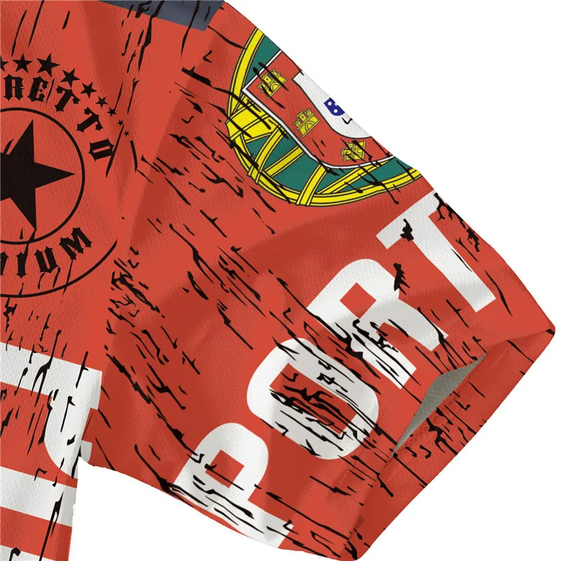 Новинка 2019 Мужская/женская футболка испанская Джерси Футбольная команда одежда