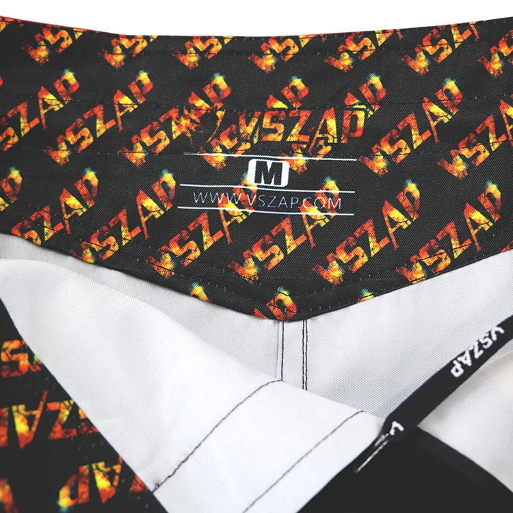 VSZAP мужские шорты-бермуды muay thai mma шорты Пламя волк шлем для кикбоксинга быстросохнущие дышащие эластичные штаны с шаговым швом