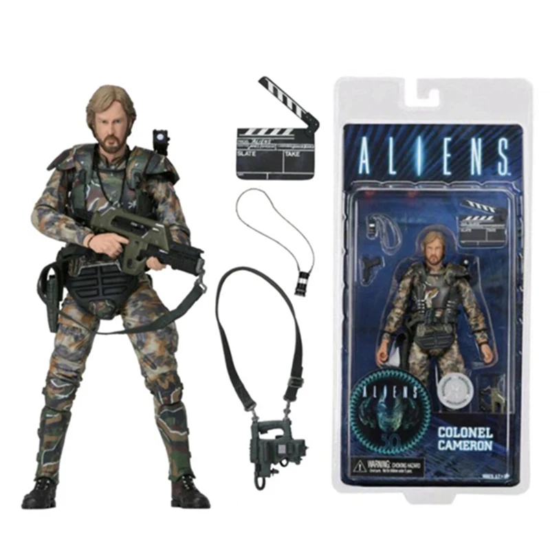 7 дюймов 18 см инопланетянин NECA vs фигура хищника полковника Кэмерон фигурку модель