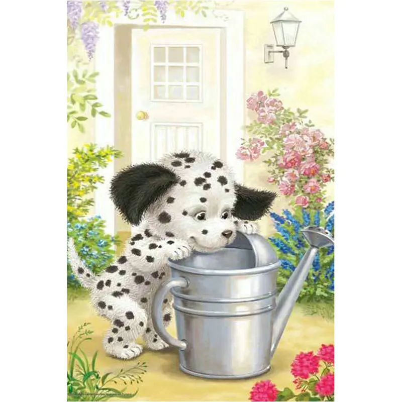 

Diy diamond painting cross stitch woman full square diamond art home Animal dog 3d diamond embroidery beauty rhinestone painting